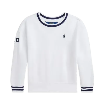 Polo Ralph Lauren x Australian Open Terry Sweatshirt (Girls) "White"