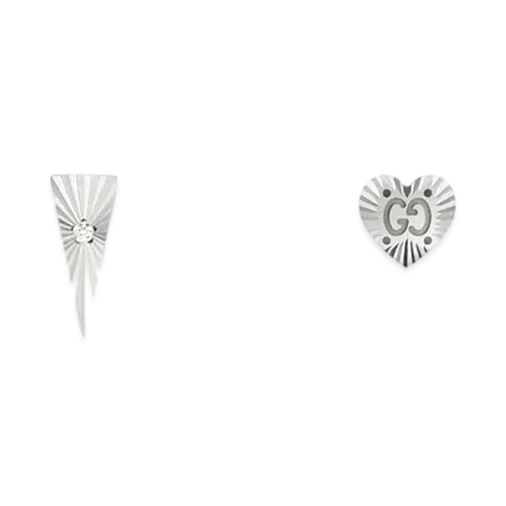 GUCCI Icon 18K Asymmetric Earrings