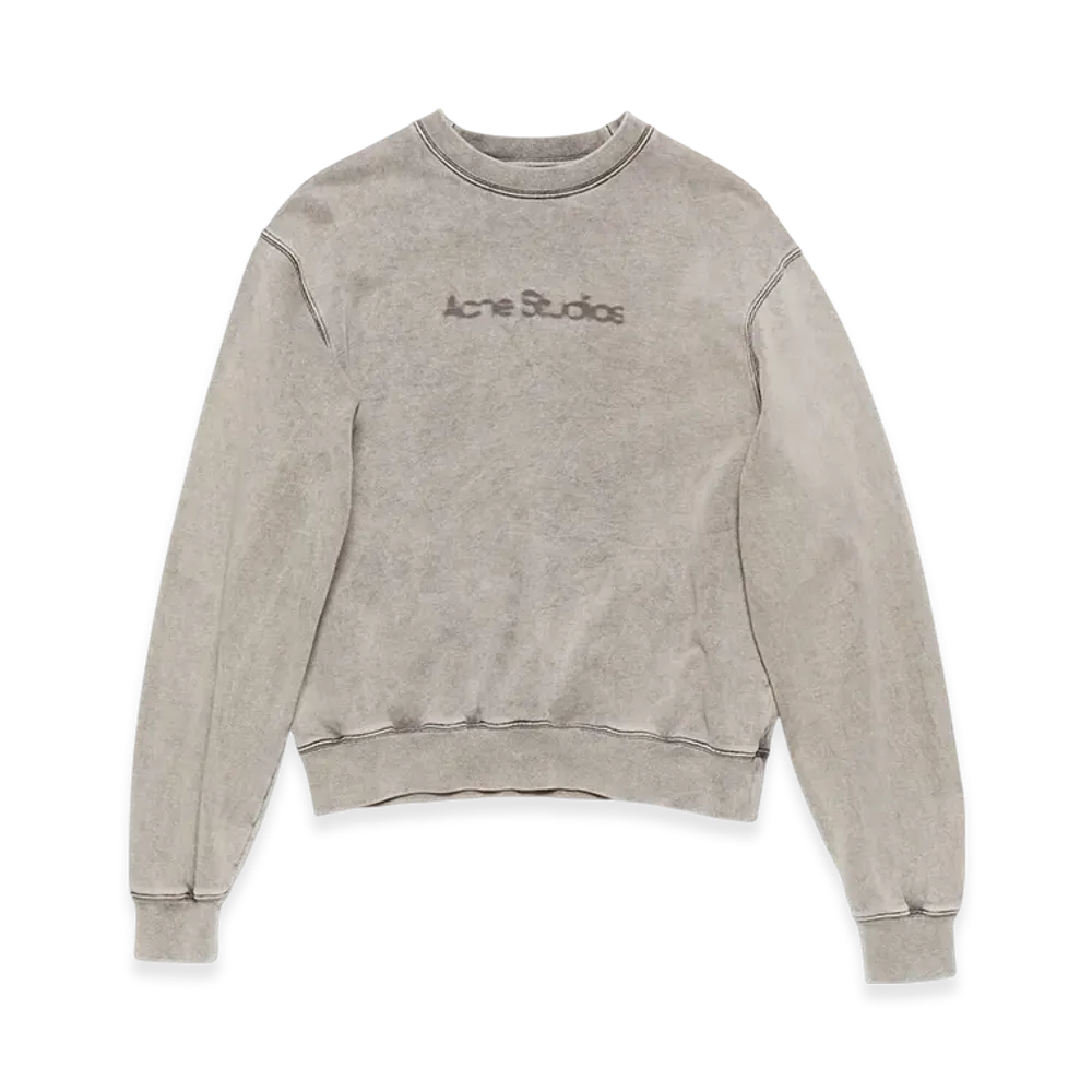 Acne Studios Blurred Logo Sweater "Faded Grey"