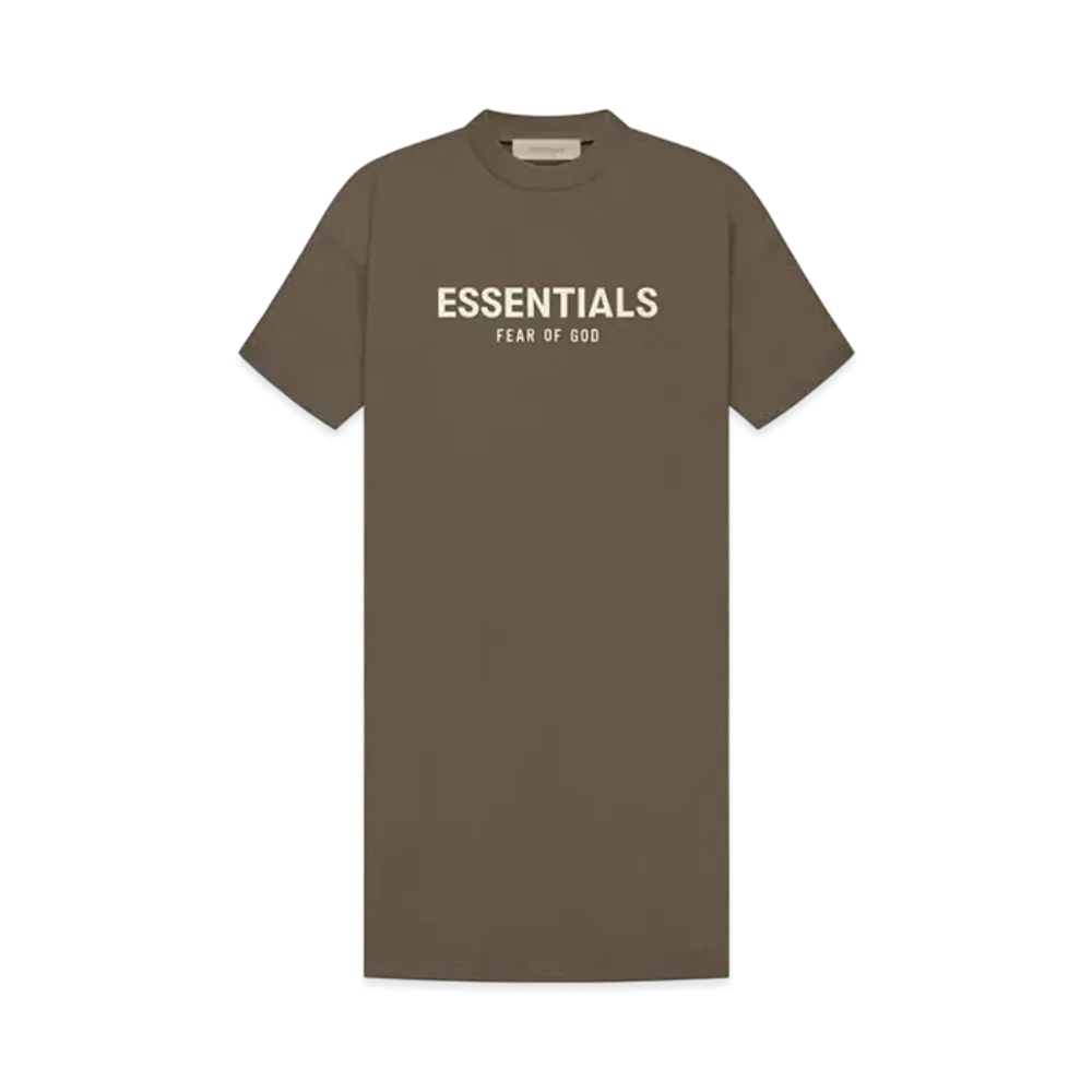 FEAR OF GOD ESSENTIALS Tee Dress "Wood"