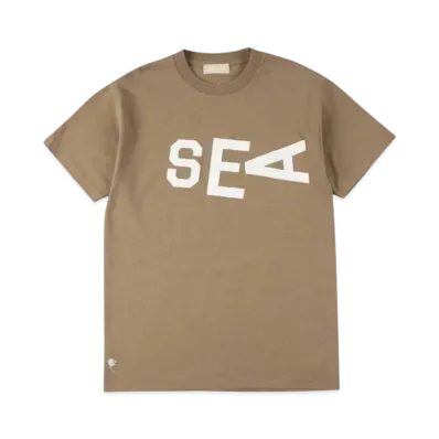 SAINT MXXXXXX x WIND AND SEA Slide T-Shirt "Sand"