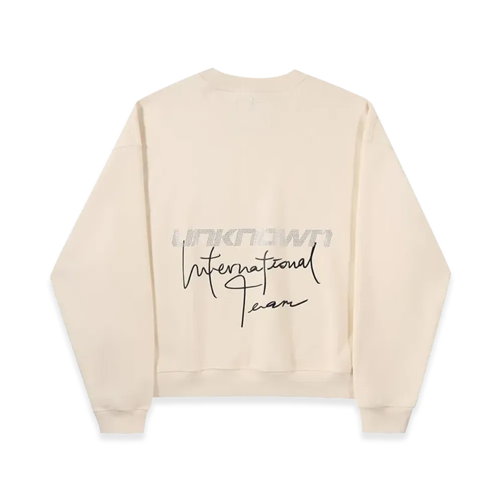 Unknown London Uniform Crewneck "Cream"