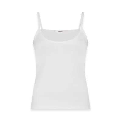 The Row Women's Denzel Cotton Tank Top "White"