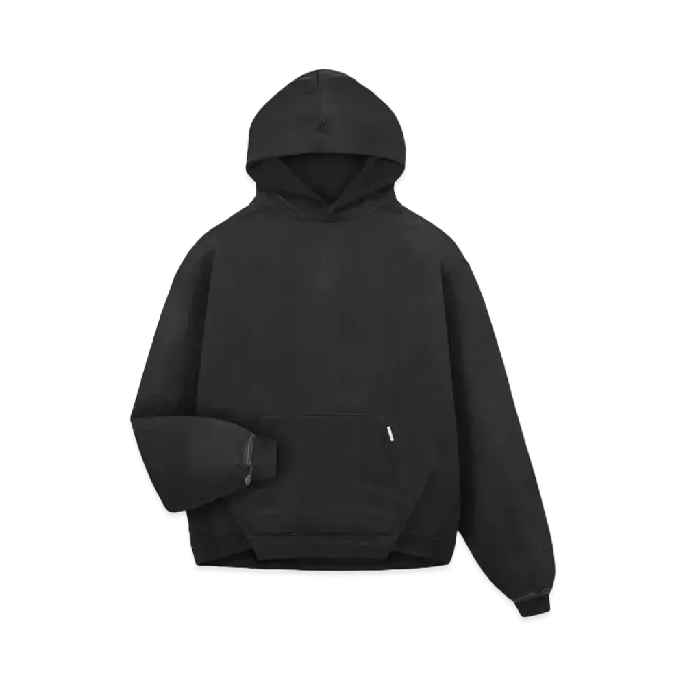 REPRESENT Heavyweight Initial Hoodie "Stained Black"