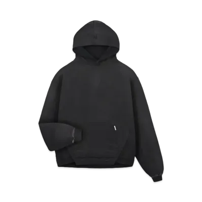 REPRESENT Heavyweight Initial Hoodie "Stained Black"