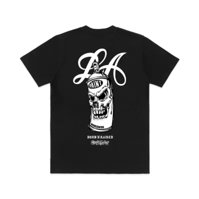 Born x Raised x Mister Cartoon Rattle Can Tee "Black"