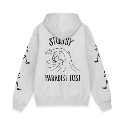 Stussy Paradise Lost Hoodie "Ash Heather"