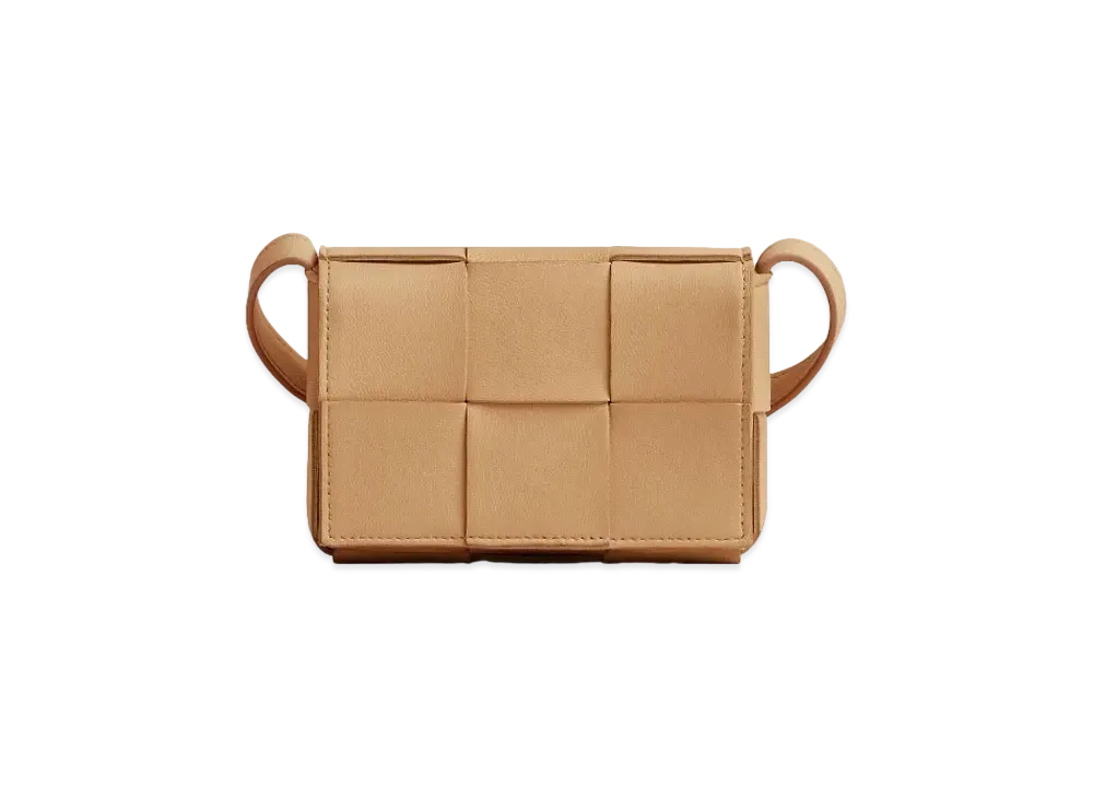Bottega Veneta Cassette Crossbody Bag "Almond"