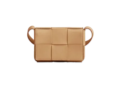 Bottega Veneta Cassette Crossbody Bag "Almond"