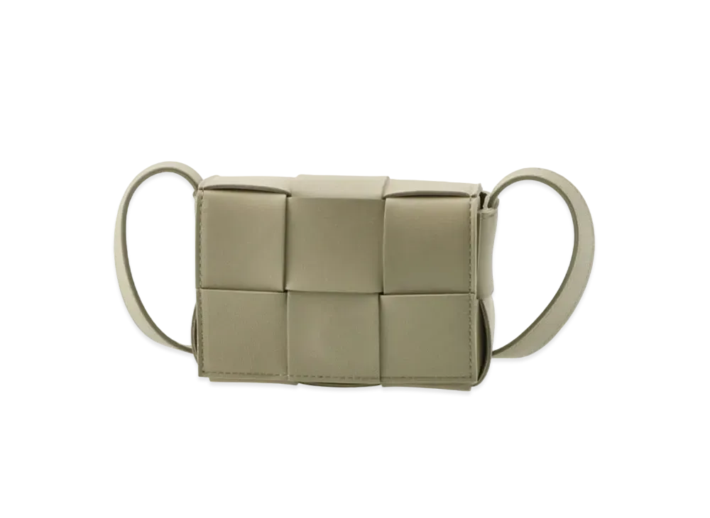 Bottega Veneta Candy Cassette Crossbody Bag "Travertine"