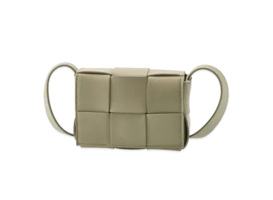 Bottega Veneta Candy Cassette Crossbody Bag "Travertine"