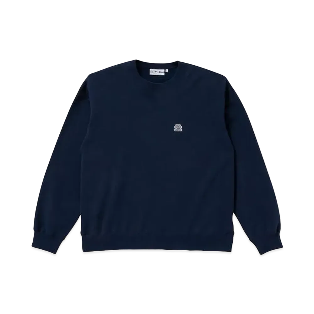 BlackEyePatch OG SMALL LABEL CREW SWEAT "Navy"