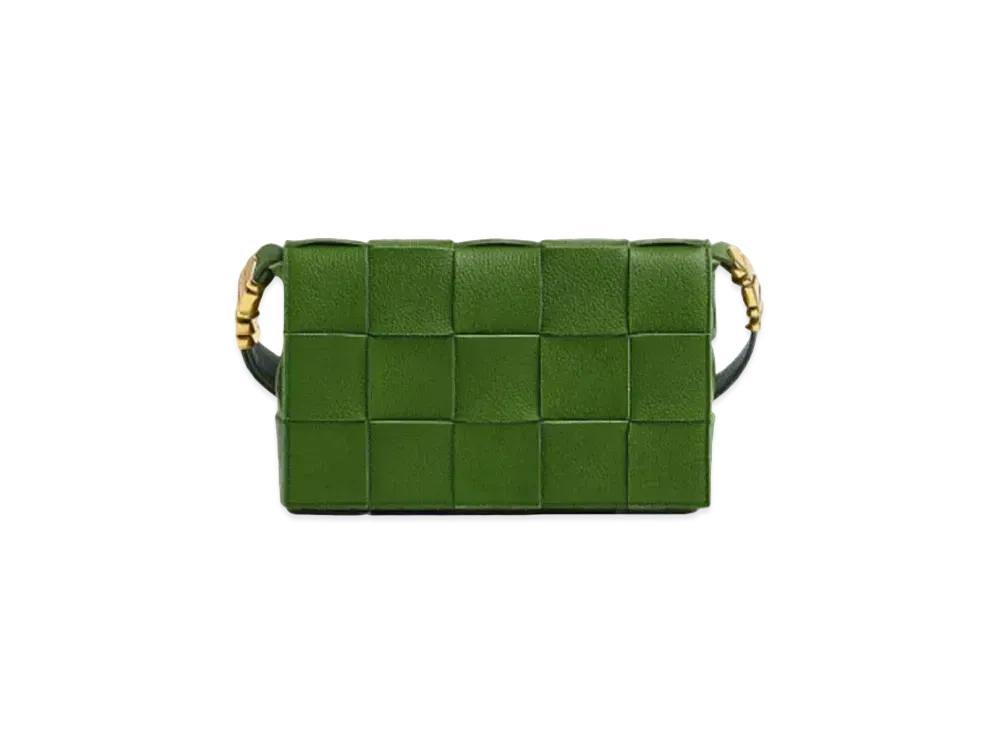 Bottega Veneta Cassette Crossbody Bag "Avocado"