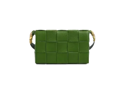 Bottega Veneta Cassette Crossbody Bag "Avocado"