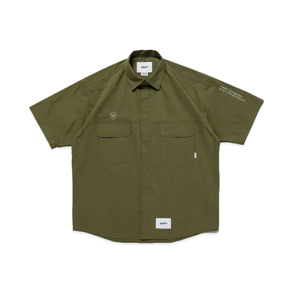 WTAPS Ladder / SS / Ctpl. Broadcloth. Coolmax. Birth "Olive Drab"