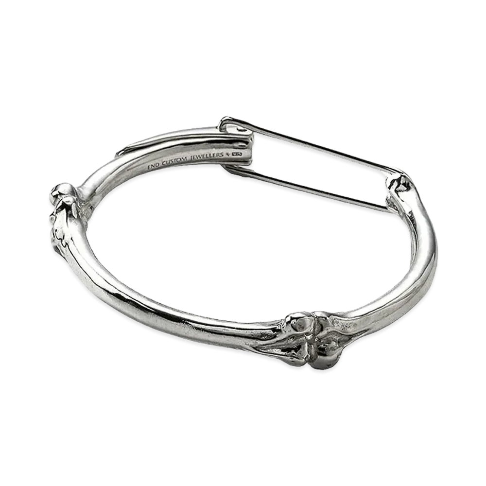 TAKAHIROMIYASHITATheSoloist. bone clip caff-M- "silver"