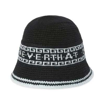 thisisneverthat Crochet Bucket Hat "Black"