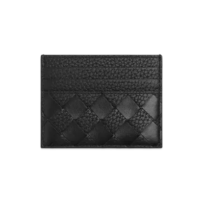 Bottega Veneta Intrecciato Credit Card Case "Black"