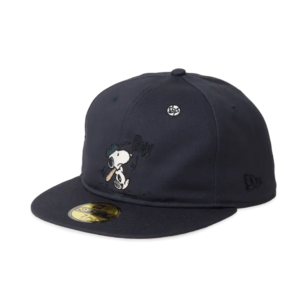 NEW ERA 59Fifty Soft Buckram Vintage Peanuts Peanuts "Faded Black"