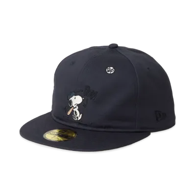 NEW ERA 59Fifty Soft Buckram Vintage Peanuts Peanuts "Faded Black"
