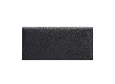 LOEWE Long Horizontal Wallet In Soft Grained Calfskin "Black"