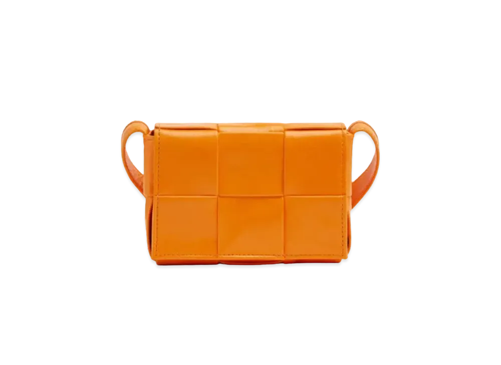 Bottega Veneta Cassette Crossbody Bag "Orange"