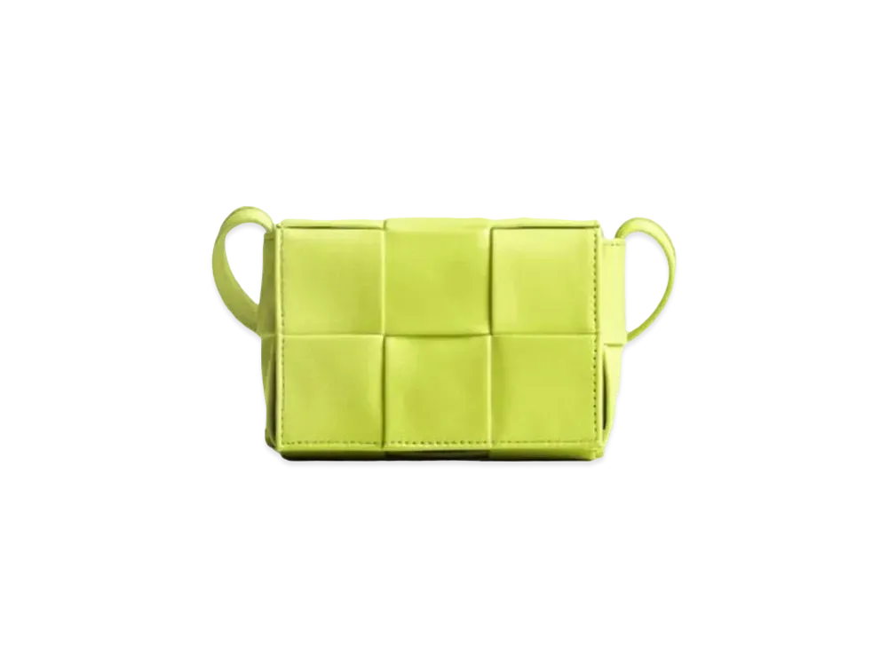 Bottega Veneta Cassette Crossbody Bag "Acid Kiwi"