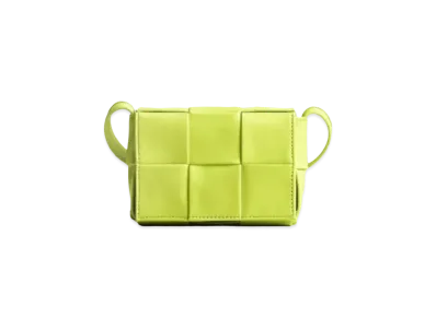 Bottega Veneta Cassette Crossbody Bag "Acid Kiwi"