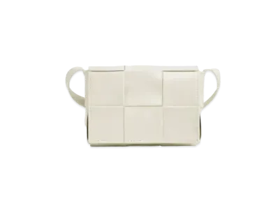 Bottega Veneta Cassette Crossbody Bag "White"