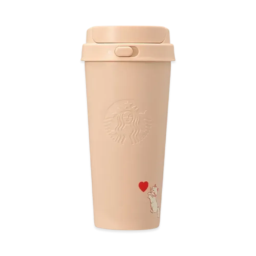 STARBUCKS Valentine 2025 Stainless Togo Bottle 473ml "Beige"