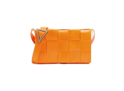 Bottega Veneta Cassette Crossbody Bag "Fresh Orange"