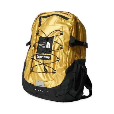 Supreme x The North Face Metallic Borealis Backpack "Gold"