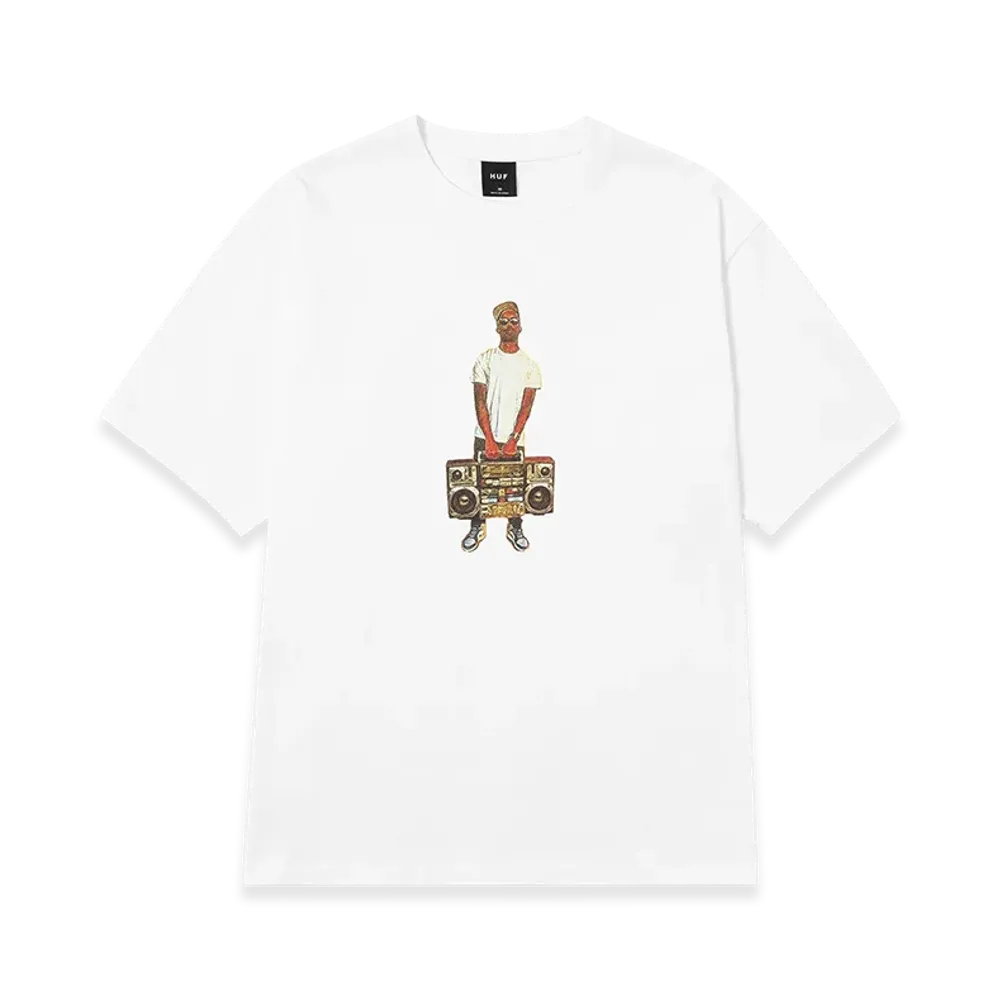 Huf x J.Rocc x Stones Throw Tee "White"