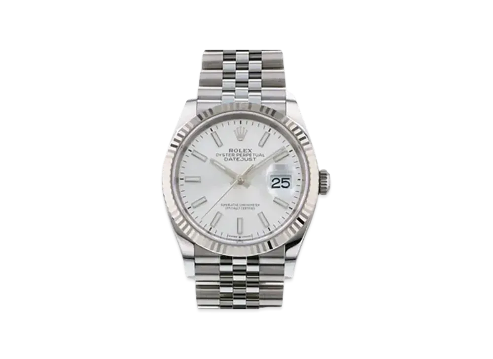 ロレックス デイトジャスト 36 白文字盤 126234