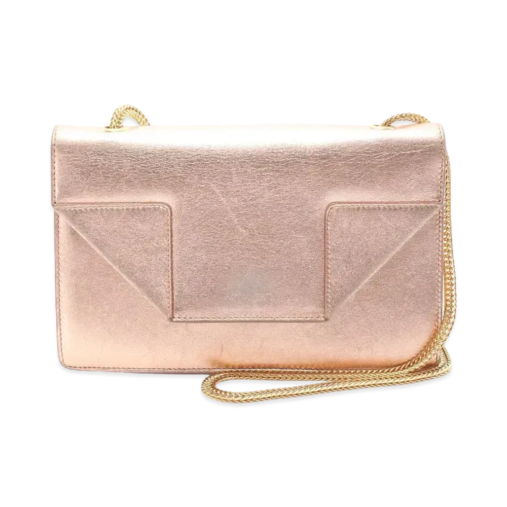 Saint Laurent Betty Leather Shoulder Bag "Pink"