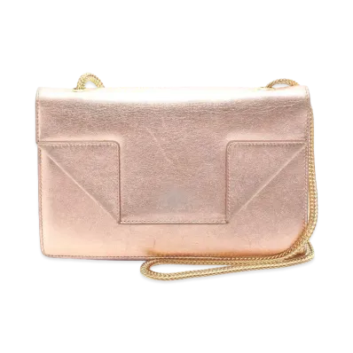 Saint Laurent Betty Leather Shoulder Bag "Pink"