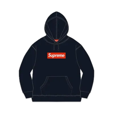 Supreme Box Logo Hooded Sweatshirt "Navy" (09FW)