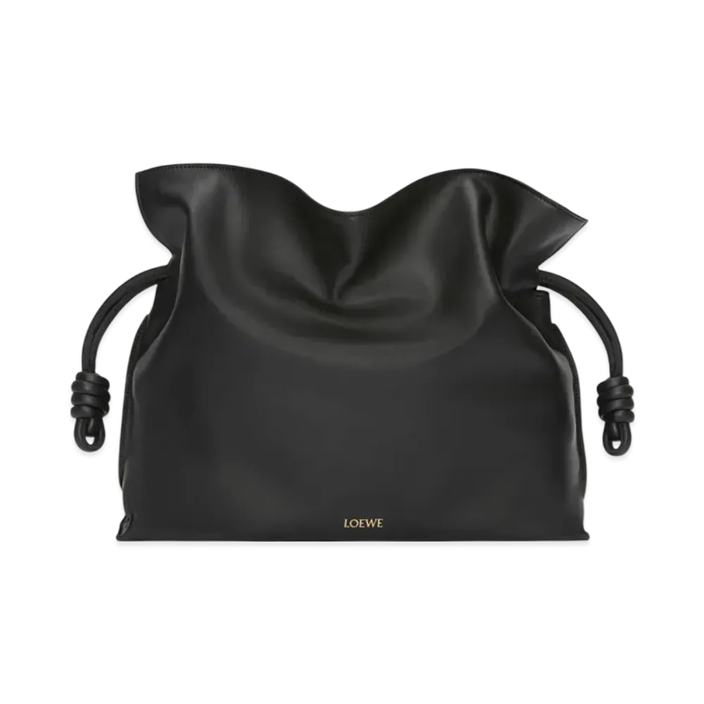 LOEWE Flamenco Clutch Large "Black"