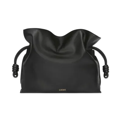 LOEWE Flamenco Clutch Large "Black"