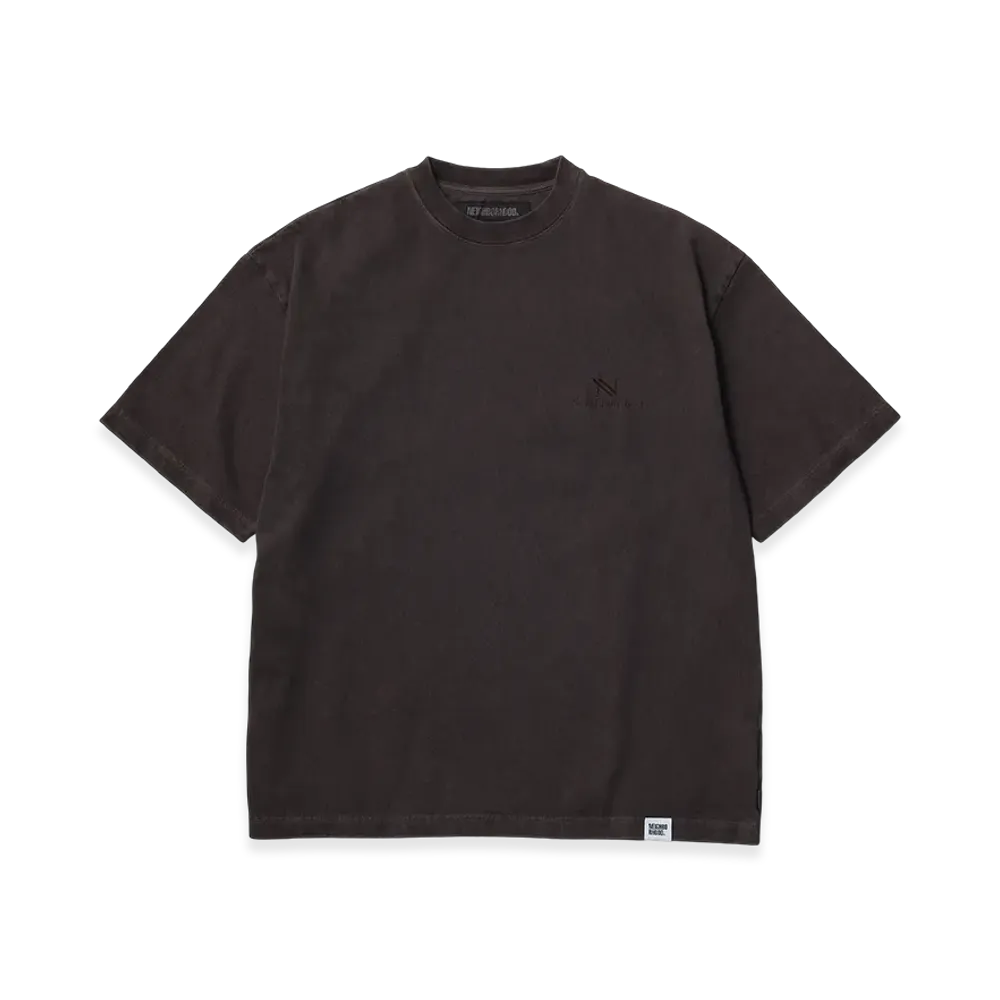 NEIGHBORHOOD Pigment Dyed Crewneck SS "Brown"
