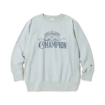 Champion Reverse Weave Crew Neck Sweatshirt "Blue Gray"