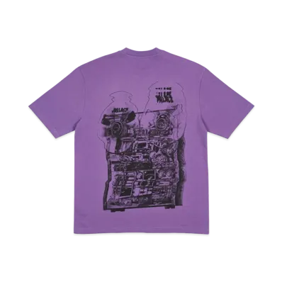 PALACE Tri-Wobble T-Shirt "Purple"