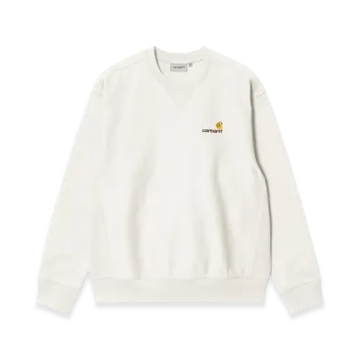 Carhartt WIP American Script Sweatshirt "Wax"