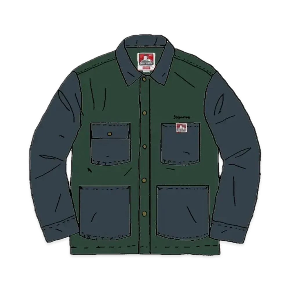 Supreme x Ben Davis Chore Coat "Navy"