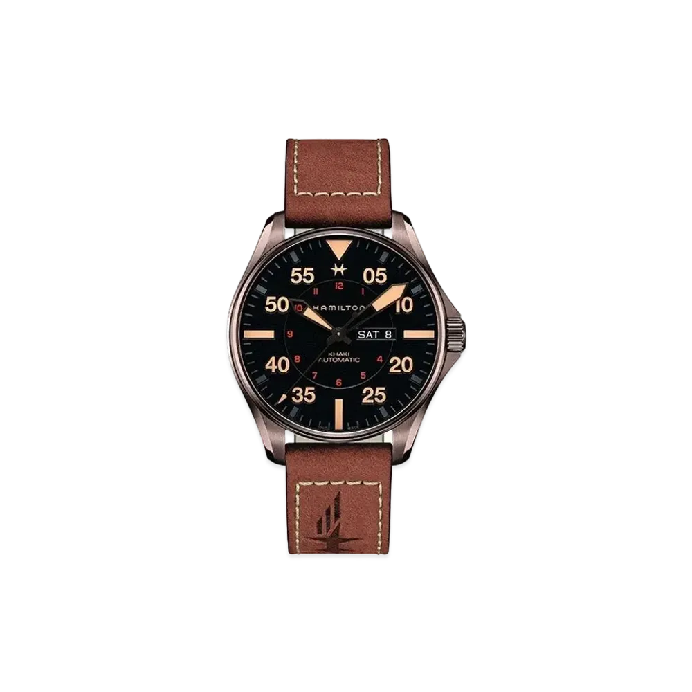 Hamilton Khaki Aviation Pilot Day Date Auto
