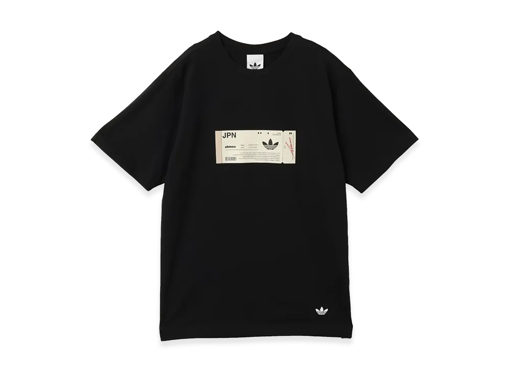 adidas x atmos Ticket Tee "Black"
