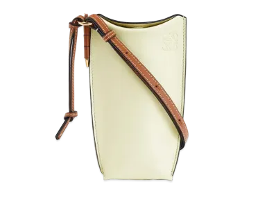 LOEWE Gate Pocket In Smooth Calfskin "Pale Lime"