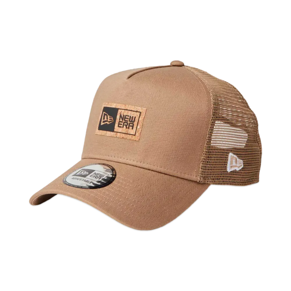 NEW ERA New Era Outdoor 9Forty A-Frame Tracker Cork Patch Box logo "Khaki"