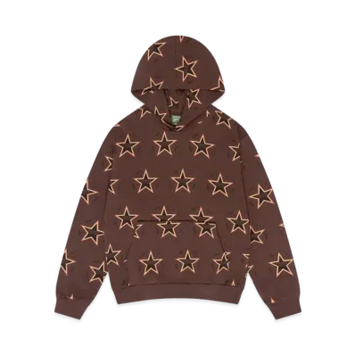 DENIM TEARS Every Tear Is A Star Hoodie "Brown"