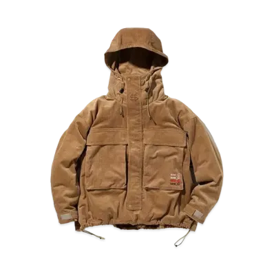 SEE SEE x eye_C Corduroy Hoody Jacket "Beige"